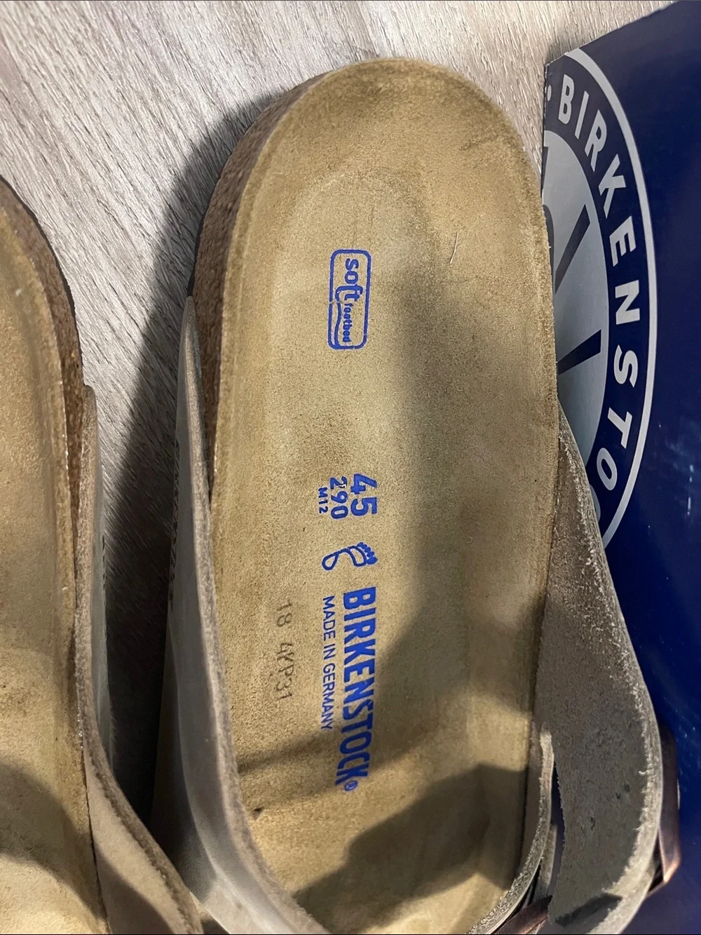 Birkenstock Arizona Softbed in Tobacco NEW IN BOX